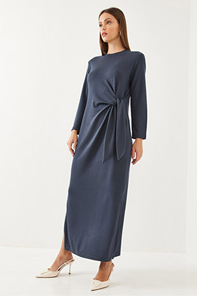 Bianco Lucci Γυναικείο φόρεμα με γραβάτα με λεπτομέρειες 60351002