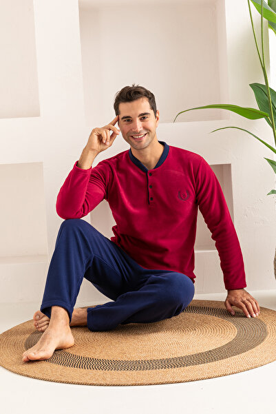 nisaNCa Winter Men's Fleece Pajama Set