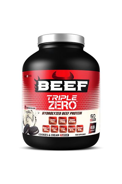 Laperva Beef Triple Zero Hydrolyzed, Cookies and Cream, 4 LB