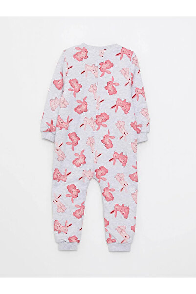 LC Waikiki LCW baby Melanj Baskılı 1.7 Tog Elyaflı Kız Bebek Uyku Tulumu