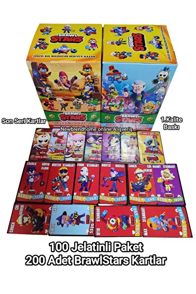 Emrah Gültekin بطاقات شخصيات لعبة شجار النجوم من السلسلة الجديدة (100 حزمة 20...