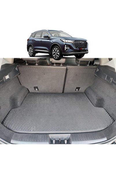 Bod Chery Tiggo 7 Pro Max Bagaj Havuzu Paspası 2024-sonrası Siyah 3 Parça