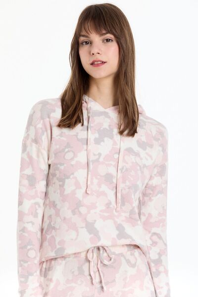 Kyron Hanorac de damă din viscoză cu model de camuflaj - pudră