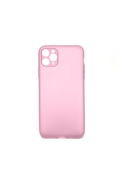 Nettech İphone 12 Pro Uyumlu Ultra Slim Arka Koruma Kılıf - Pembe