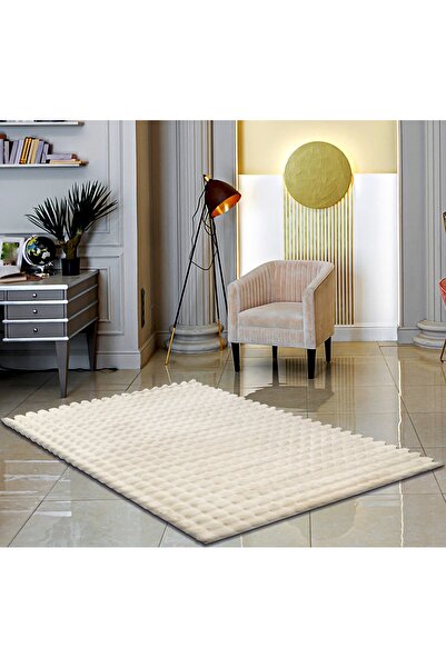Tappeto Rex Tavşanı Bubble Post Halı Krem