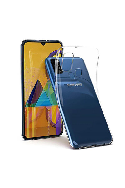 Nettech Samsung Galaxy M21 Uyumlu Rarroz Seri Arka Koruma Kılıf - Şeffaf