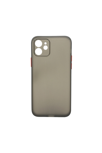 Nettech İphone 12 Uyumlu Ultra Slim Arka Koruma Kılıf - Gri