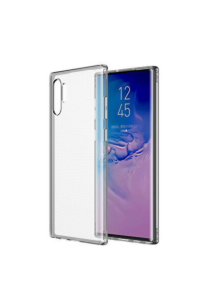 Nettech Samsung Galaxy Note 10 Plus Uyumlu Lüx Seri Arka Koruma Kılıf - Şeffaf