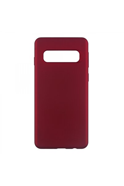 Nettech Samsung Galaxy S10 Uyumlu Suide Arka Koruma Kılıf - Bordo