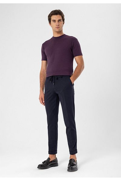 Antioch Plum Crew Neck Slim Fit T-shirt
