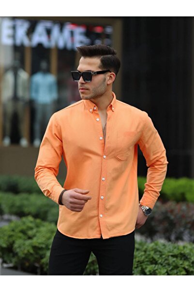 Valiberta Πουκάμισο Gabardine - Πορτοκαλί