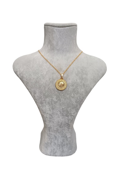 Mos Tespih Çeyrek Altın Benzetme Kararmaz Kolye