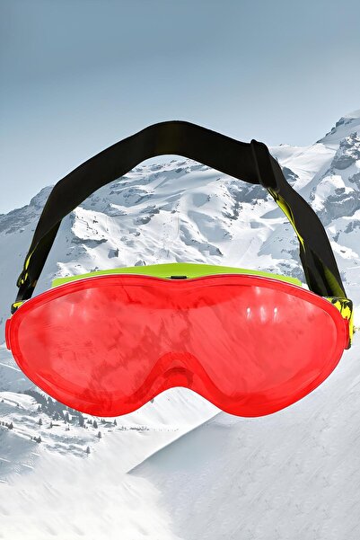 Badem10 Bellasimo Ski Snow Goggles Can Change Glassed Antifog Goggles Red Snowboard Glasses Sport