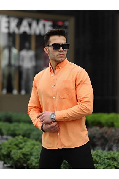 Valiberta Πουκάμισο Gabardine - Πορτοκαλί