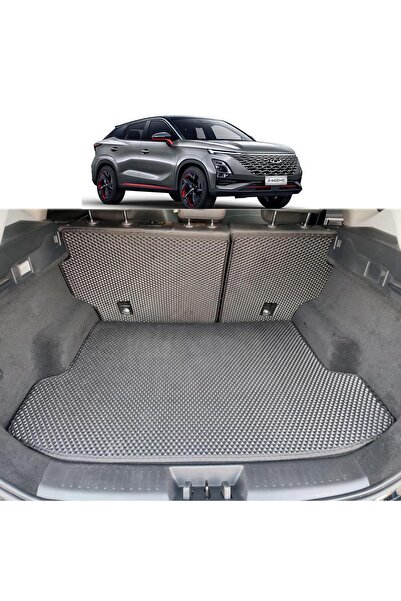 Bod Chery Omoda 5 Pro 3D Havuzlu Paspas ve Bagaj Havuzu Seti 2024-Sonrası Siyah 8 Parça