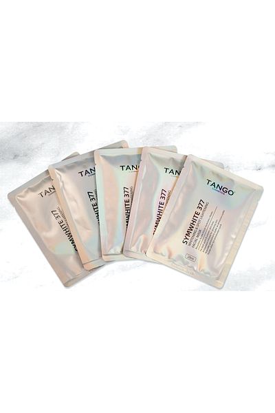 TANGO KOZMETİK ®   Symwhite377- Whitening & Anti-Blemish Brightening Mask 28g X 5 Pcs