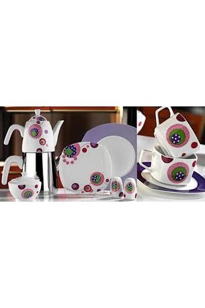 ARYILDIZ HOME Aryıldız Square Porcelain 42 Piece Breakfast Set Ar50004