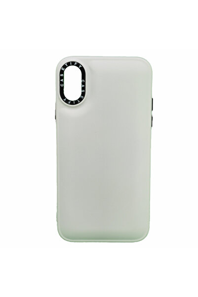 Nettech Apple Iphone Xr Uyumlu Casetify Buff Seri Arka Koruma Kılıf - Beyaz