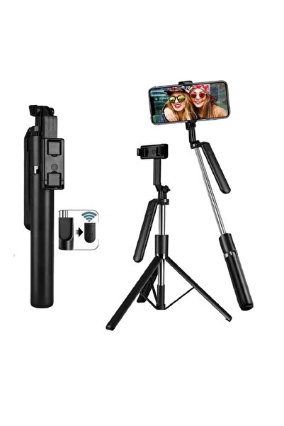 AMİDA Adonis Glrtech R16 Tripod Kablosuz Selfie Çubuğu Paslanmaz Çelik 170cm