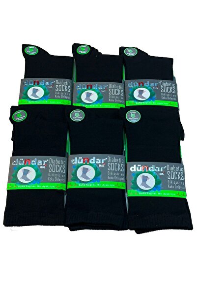 REMSA Black Unisex Bamboo Socks - Dündar Candy Socks, Pack of 6