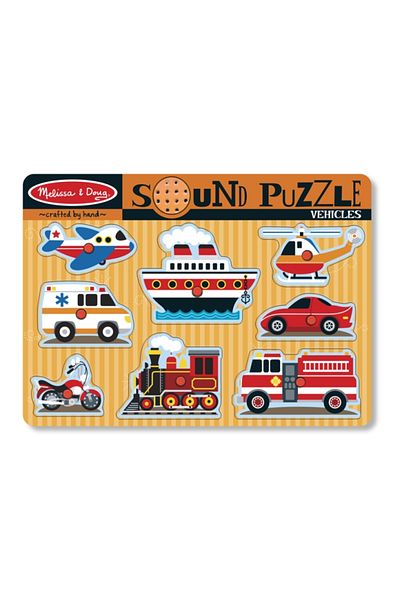 Melissa & Doug Sesli Yapboz - Araçlar