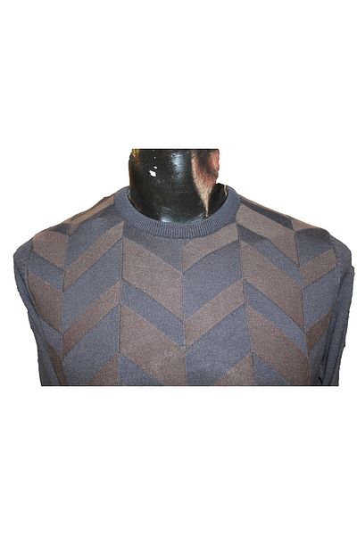 Diandor Men's Crew Neck Knitwear Sweater 2325067
