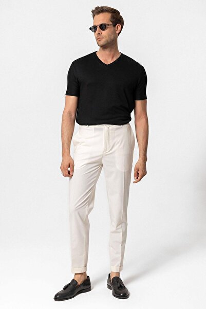 Antioch Black Basic V-Neck Men's T-Shirt