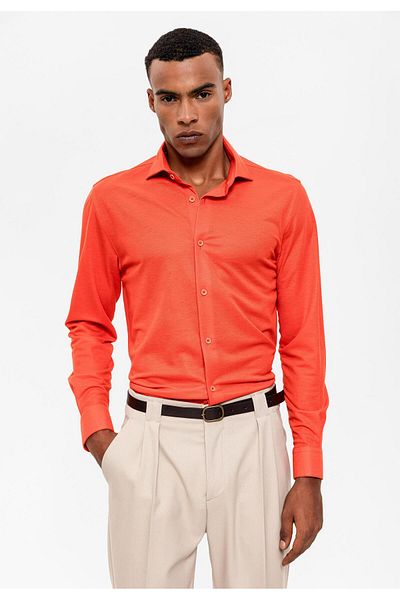 Antioch Coral Slim Fit Woven Men's Shirt