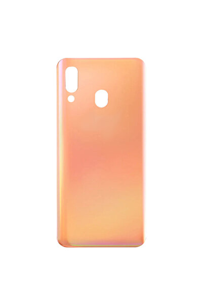 Samsung Teknonet Samsung Galaxy A40 Uyumlu Batarya Kapağı - Turuncu