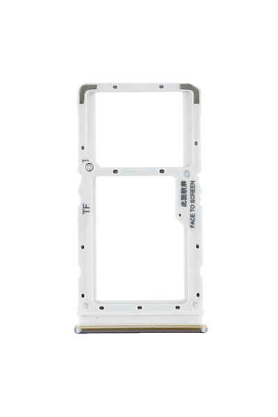 Nettech Teknonet Xiaomi Redmi Note 8 Pro Uyumlu Hafıza Kart + Sim Metali - Beyaz