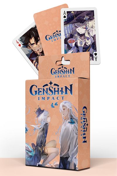 Planet Butik Genshin Anime Playing Cards Poker Card