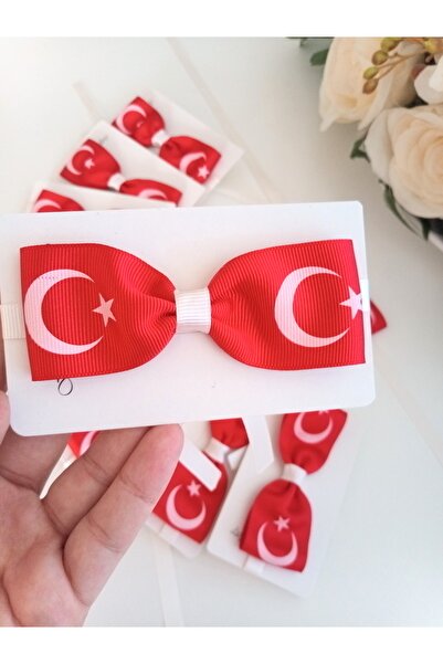 Pambık Aksesuar 29 Ekim 23 Nisan Özel Bayrak Desenli El Yapımı Çocuk Papyon