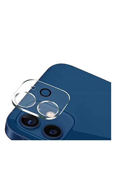 Nettech İphone 12 Uyumlu Kamera Cam Koruyucu - Şeffaf