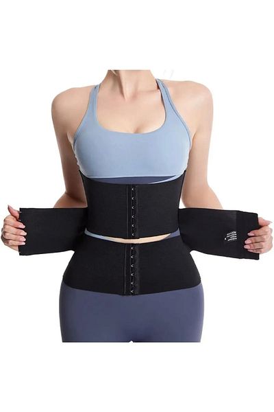 WAKOR Latex Waist Corset with Underwire Slimming Waist Wrap Hourglass Firming W4423