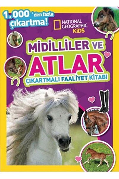 Beta Kids Yayınları NG Kids Midilliler ve Atlar Çıkartmalı Faaliyet Kitabı