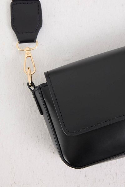 Addax Snap Closure Mini Shoulder Bag Ç07-G8