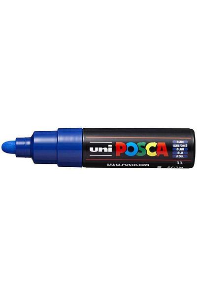 UNİ-BALL Uni Posca Water Based Poster Marker 4.5-5.5 Blue Pc-7M