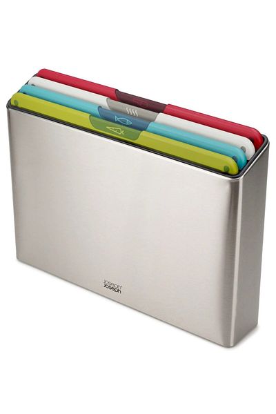 Joseph Joseph 60226 Folio Icon Steel 4 Piece Cutting Board Multi Color