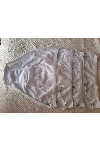 Tutku 4-Piece Tutku White Bikini Panties