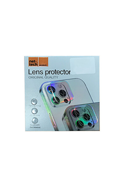 Nettech Oppo Reno 4 Pro Uyumlu Kamera Cam Koruyucu - Şeffaf