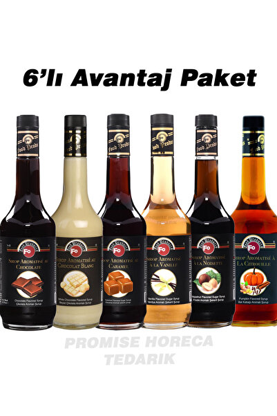 FO 6'lı Avantaj Paketi Çikolata Beyaz Çikolata Karamel Vanilya Fındık Bal kab...