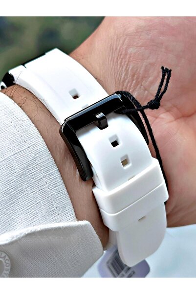 Ferrucci White Color Silicone Cord Men's Wrist Watch 03369