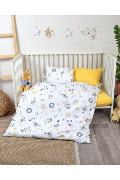 Fronte Home طقم غطاء لحاف للأطفال الرضع بنمط حيوان 100% قطن