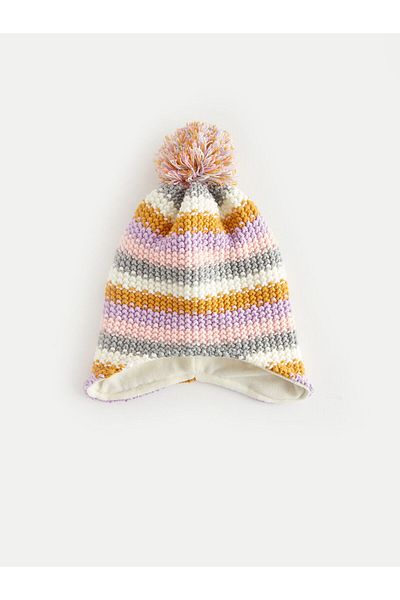LC Waikiki Baby Girl Beret with Pompom
