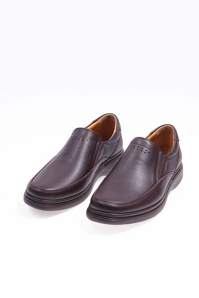Vantaggio Мъжки удобни обувки Salamanca Brown от 100% естествена кожа