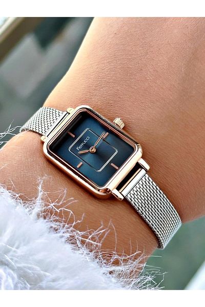 Ferrucci Silver Color Steel Band Women's Watch 03361