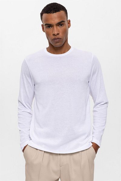 Antioch White Spring Sweater