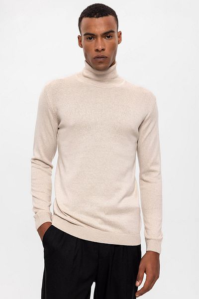 Antioch Stone Full Throat Men's Knitwear