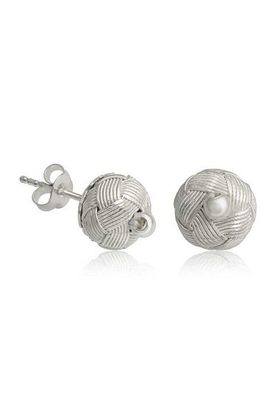 HİMARRY Sable Party Party Accessory & Costume Silver Kazaziye Weave Women's Earrings