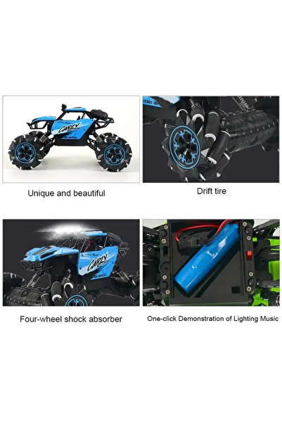 TUENGİ STORE Uzaktan Kumandalı Şarjlı Full Fonksiyon Off Road Araba Ultra Güçlü Tırmanan Arazi Aracı